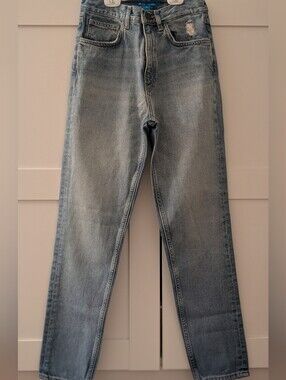 M.i.h Jeans Mimi High-Rise Slim Straight Jeans - Light Wash - Size 24